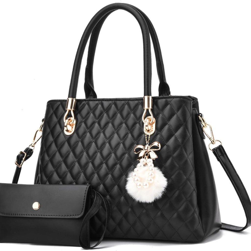 Womens Leather Handbags Purses TopHandle Totes Satchel Shoulder Bag For Ladies